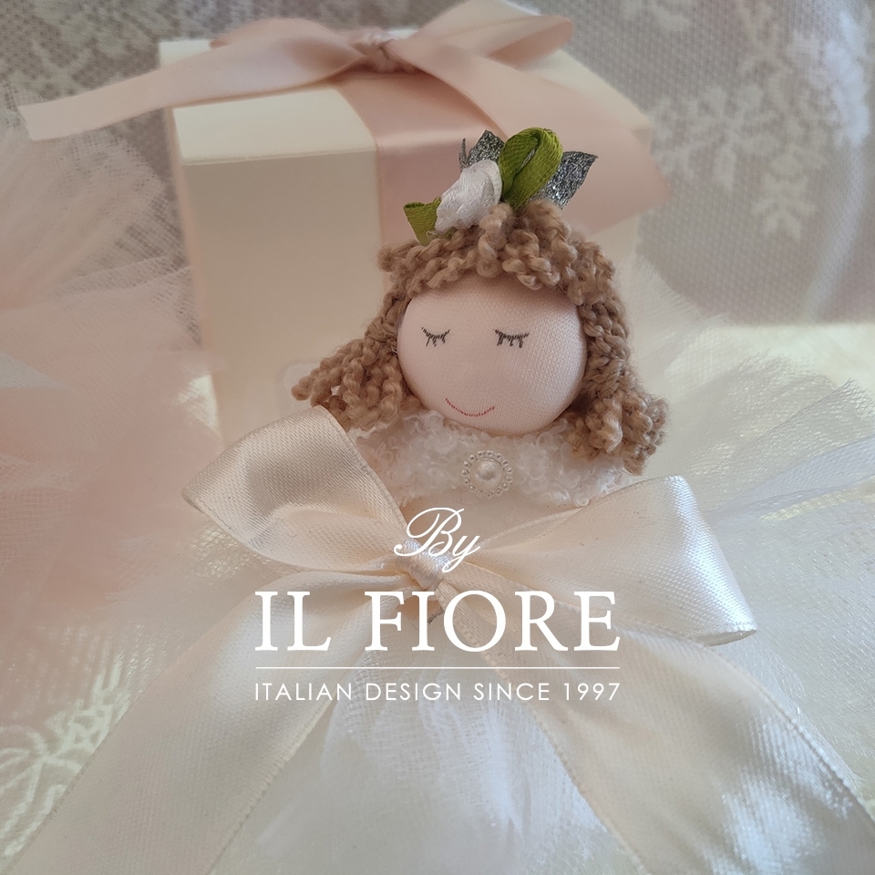 Bambola angelo Aura - Joiè Bambole - Bomboniere e idee regalo Fatto a