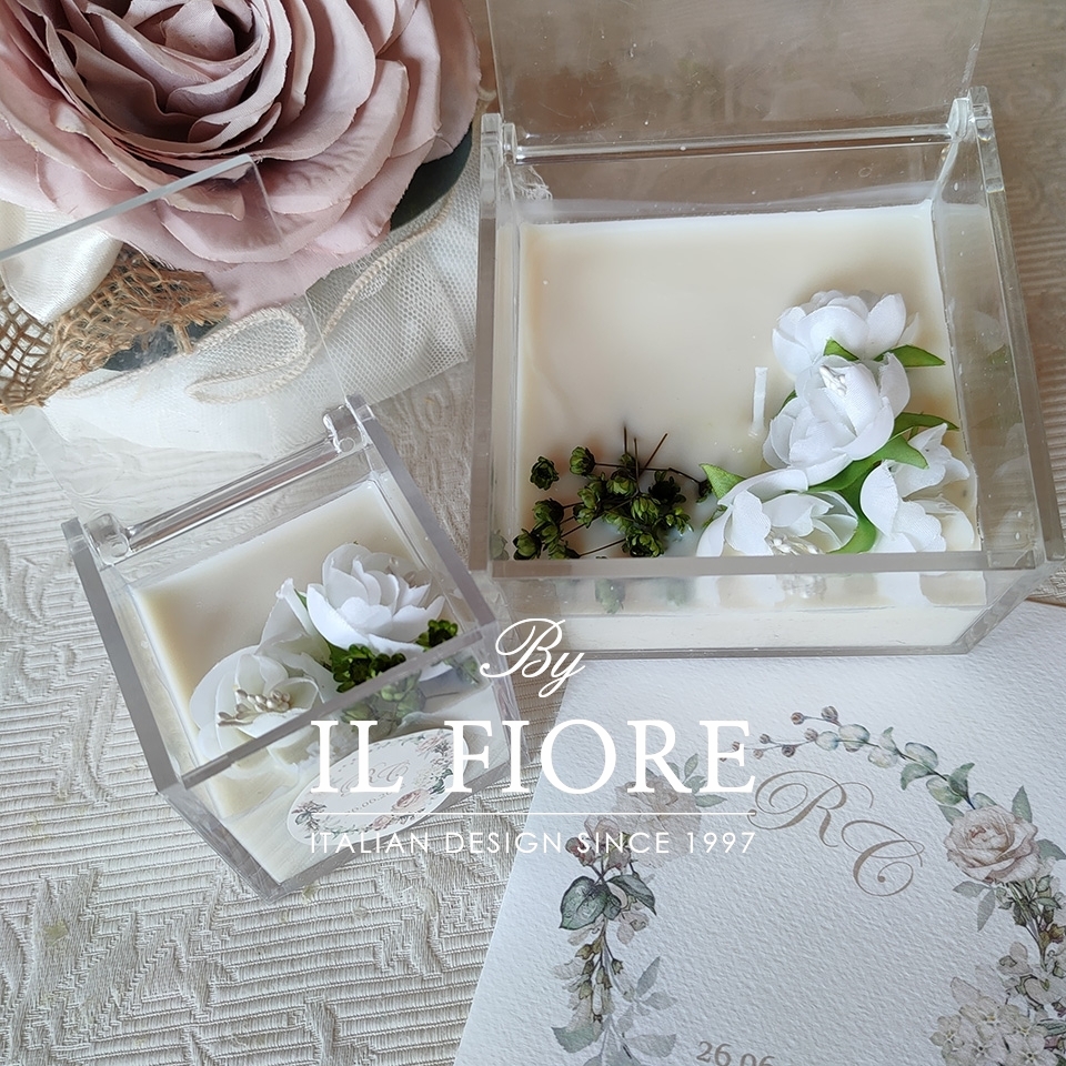 Casa 4 30 Scatole Bomboniere In Plexiglass Trasparente | Cubo 5x5x5 Cm Con Coperchio | Ideali Per Confetti, Piccoli Regali E Portagioie Fai Da Te