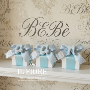 bomboniere battesimo bimbo e bimba scatola portaconfetti con lettere personalizzabili