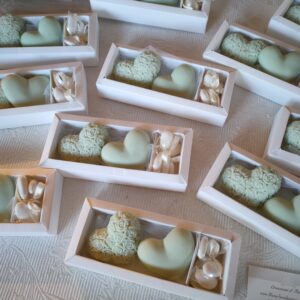 Bomboniere matrimonio candela a forma di cuore