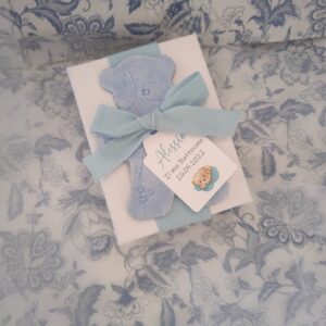 Bomboniere Battesimo bimbo e bimba scatola confettata con calamita orso