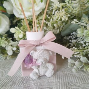 Bomboniere Battesimo profumatore per ambiente orso e palloncino