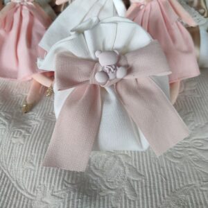 Bomboniera Battesimo bimbo e bimba con orsetto