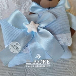 Bomboniere Battesimo bimbo e bimba con stellina