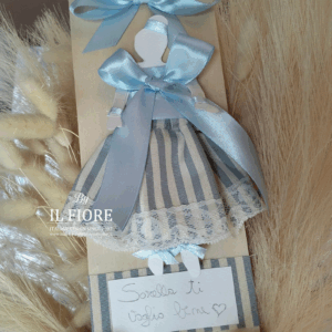 Bomboniere Battesimo bambola con dedica
