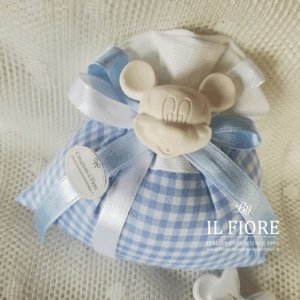 Bomboniere Battesimo sacchetto con Minni o Topolino ideali per bimbo e bimba