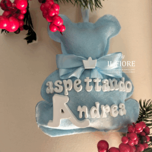 Decorazioni natalizie aspettando te personalizzato con nome