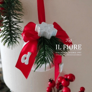 Palline natalizie personalizzabile con lettere