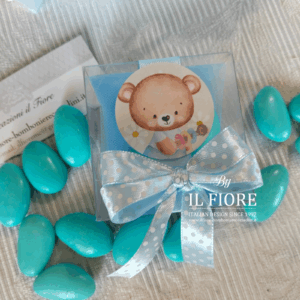 Bomboniera Battesimo bimbo scatolina portaconfetti