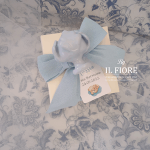 Bomboniera Battesimo scatola con pumo pugliese calamita BIMBO/BIMBA