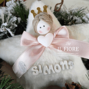 Decorazioni natalizie stella personalizzabile con nome