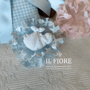 Bomboniera Battesimo Ciuffetto con gessetti bebè BIMBA/BIMBO