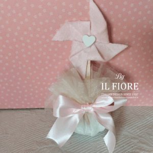 Bomboniere Battesimo girandola bimba/bimbo