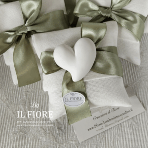 Bomboniera Matrimonio sacchetto busta con cuore