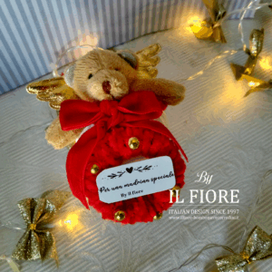 Palline natalizie BIMBA/BIMBO CON TARGHETTE PERSONALIZZABILI
