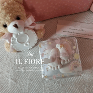 Bomboniere Battesimo bimba/o scatolina personalizzabile con nome