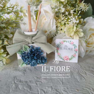 Bomboniere matrimonio profumatore per ambiente con ortensie