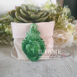 Bomboniera matrimonio con piantine grasse e CUORE SACRO