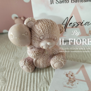Bomboniere Battesimo BIMBA/O orsetto con palloncino