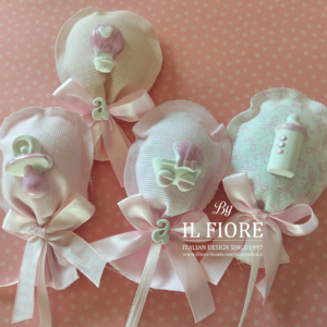 Bomboniere Battesimo palloncino bimba/o PERSONALIZZATA CON LETTERA