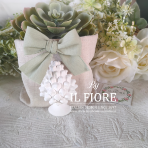 Bomboniere matrimonio grasse green matrimonio con pigna