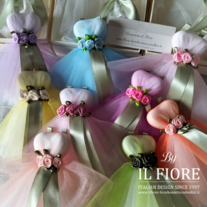 Bomboniere Cresima e Comunione Vestito in Tulle e fiori