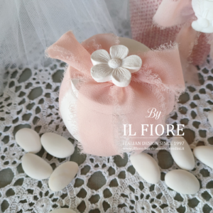 Bomboniere Matrimonio scatola con fiore.