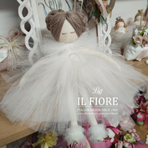 Bomboniere Comunione Bambola con Vestito in Tulle bianco