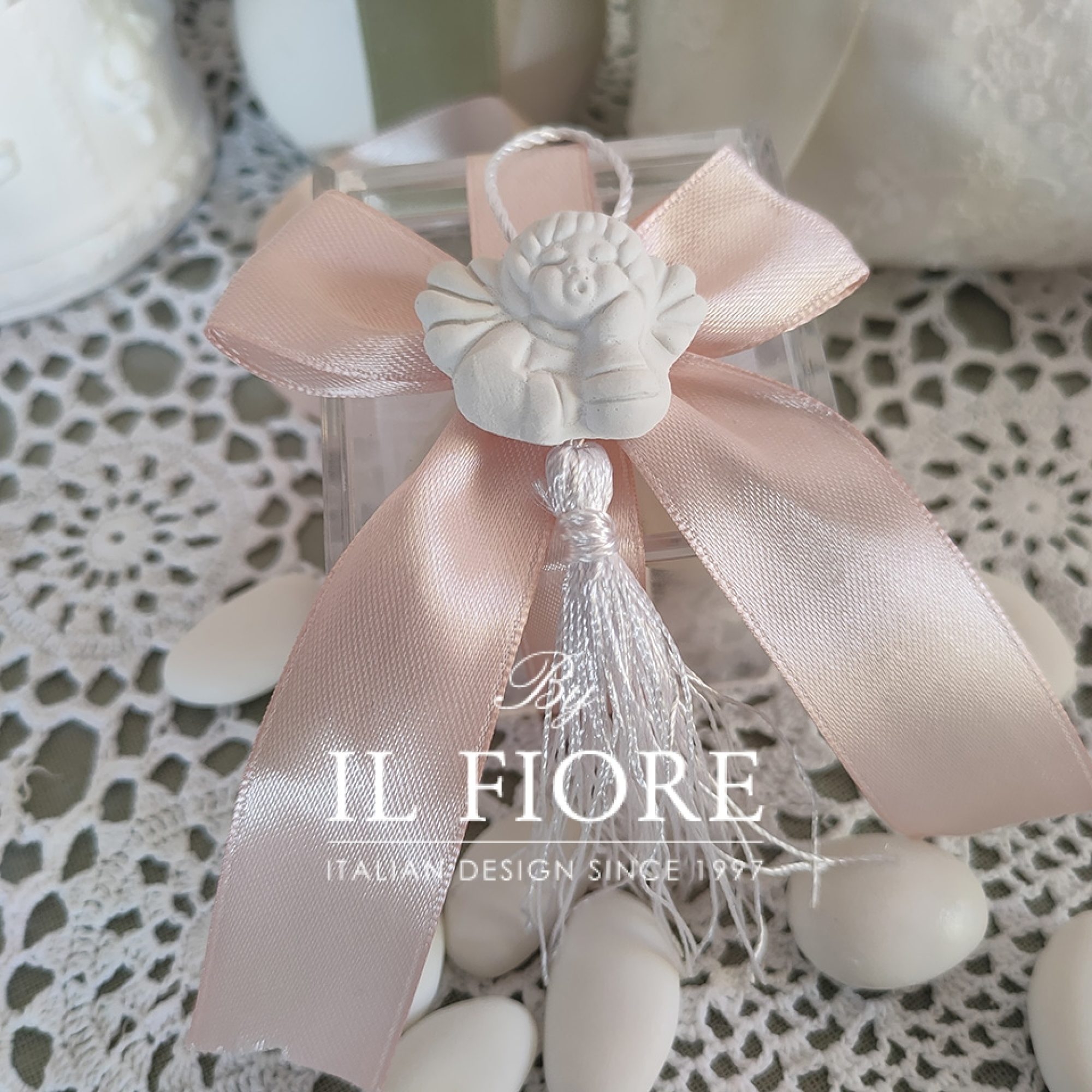 bomboniere comunione e cresima scatola portagioie con angioletto