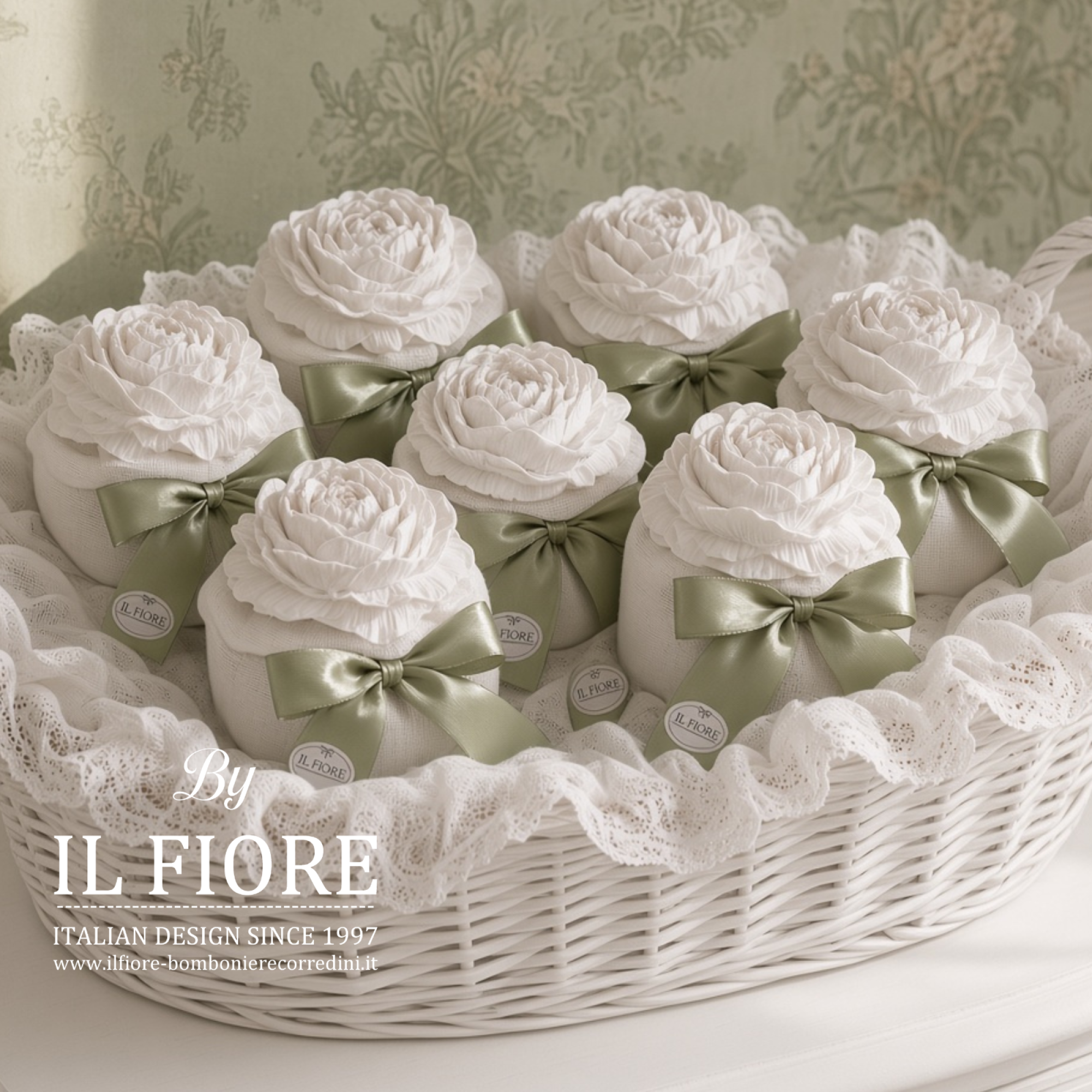 bomboniere matrimonio profumatore con peonia