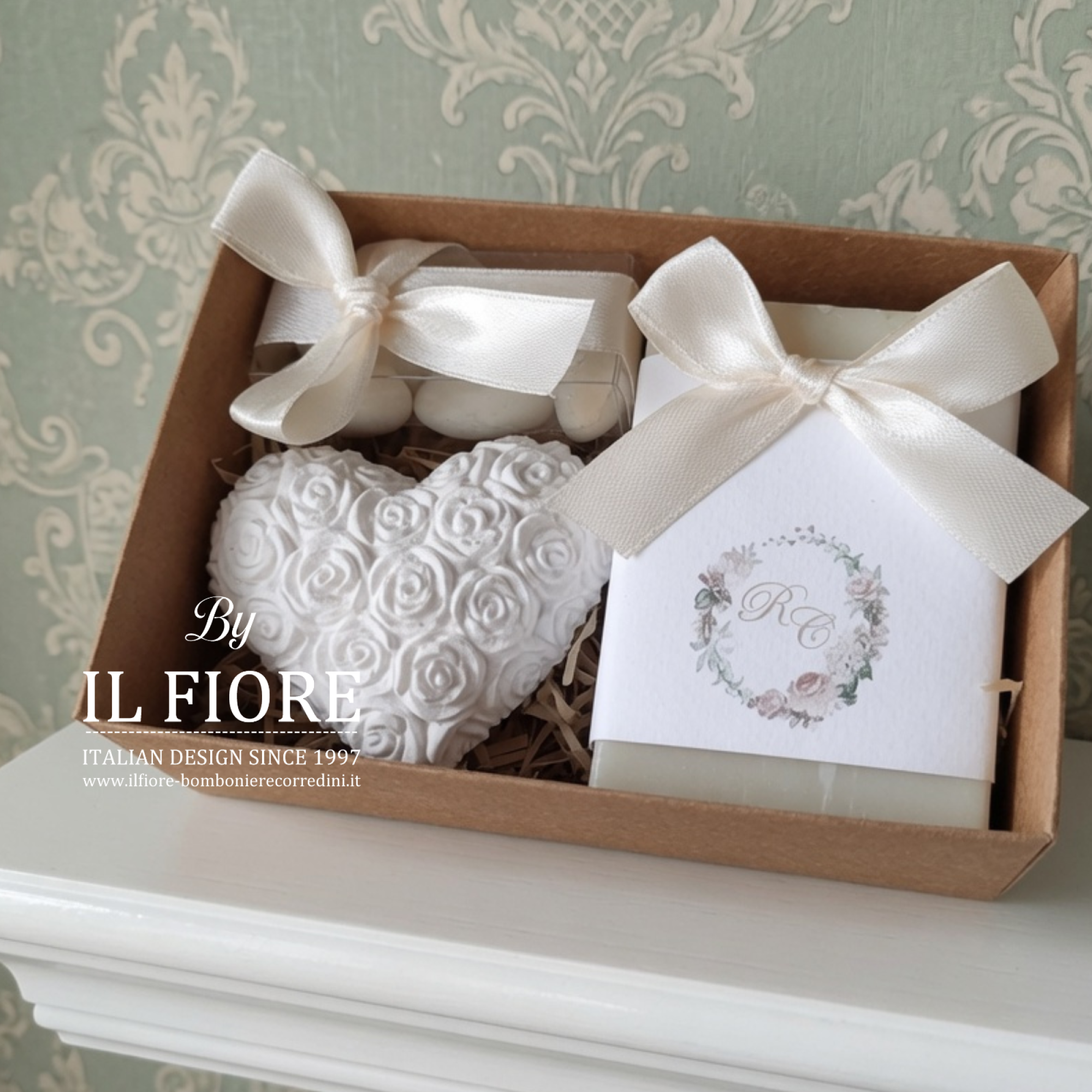 bomboniere matrimonio saponetta con cuore